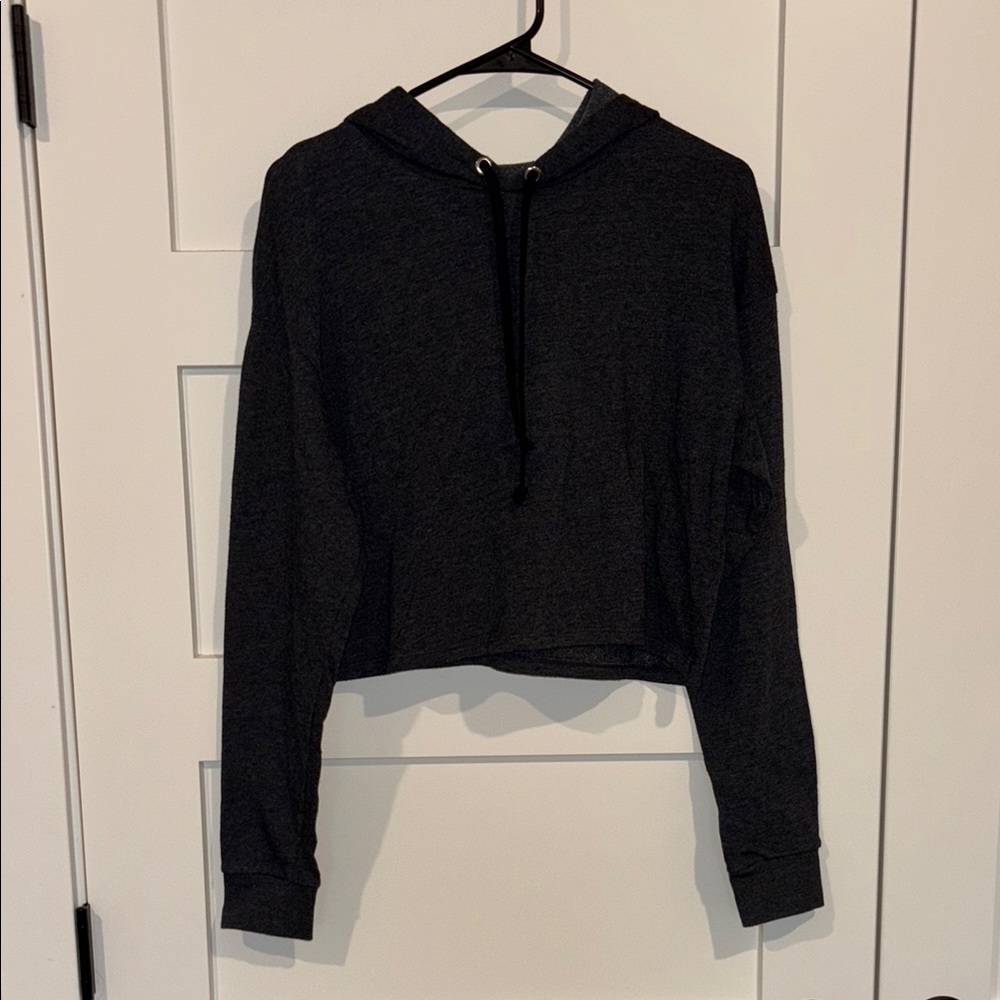 Divided Crop Hoodie
